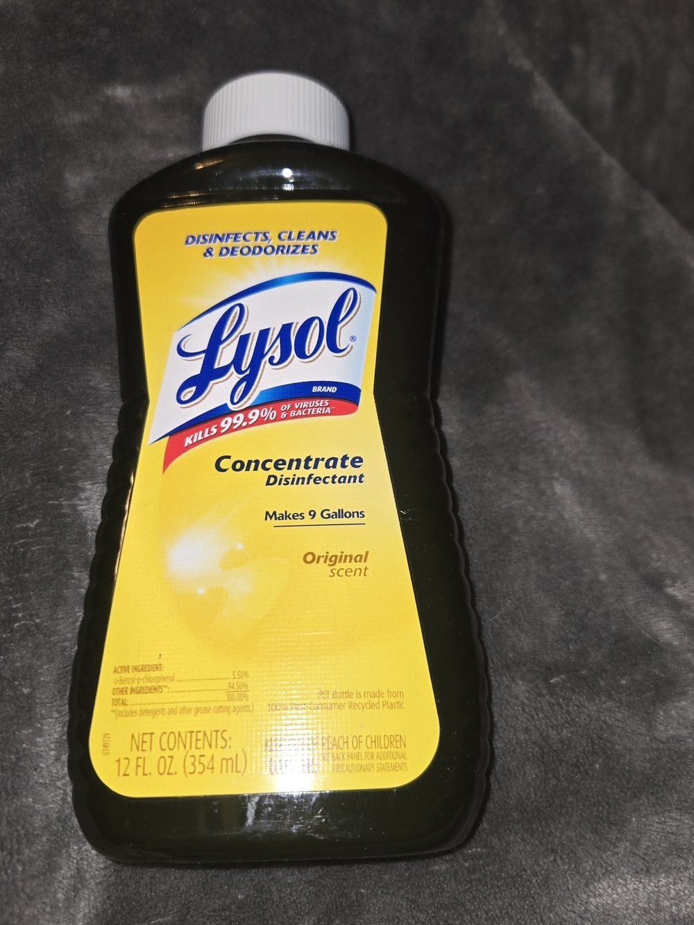 Lysol Concentrate Disinfectant Original Scent 12 fl oz Old Stock